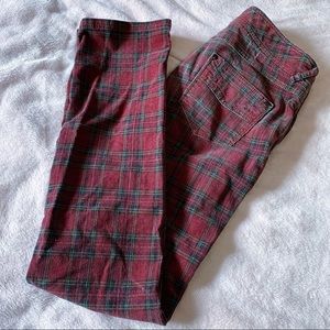 Free People Plaid Pants